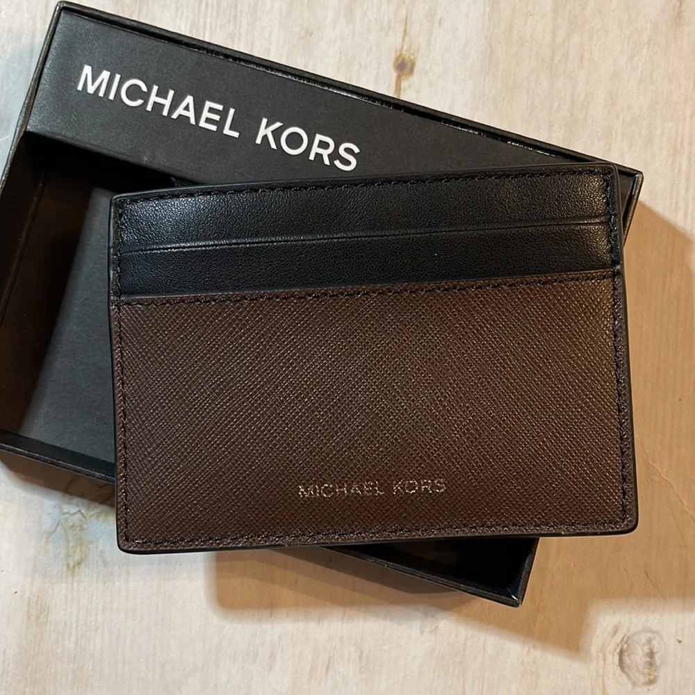 Michael Kors Andy Card Case in Java